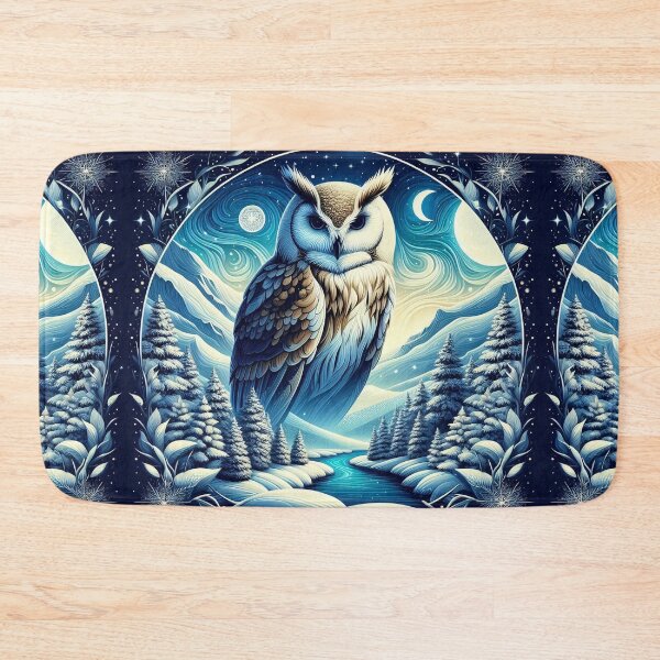 Item preview, Owl in Winter designed and sold by Azrora.