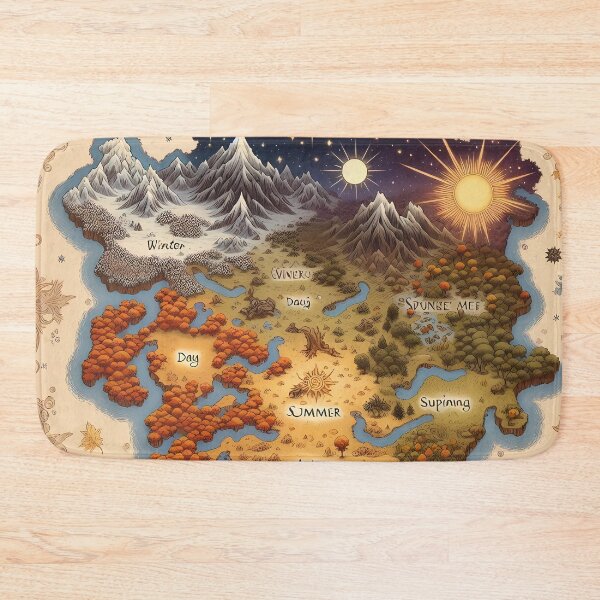 Item preview, Mythical map, Prythian map designed and sold by HeeShirt.