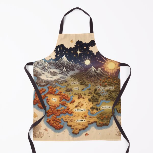 Item preview, Mythical map, Prythian map designed and sold by HeeShirt.