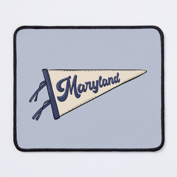 Item preview, Vintage Maryland Pennant Flag designed and sold by Alexandra Jones.