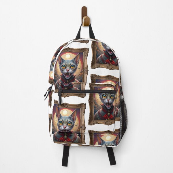 Item preview, Mom Catula Halloween Vampire Cat Portrait designed and sold by PatternBestFan.