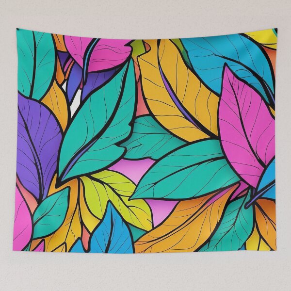Item preview, Vibrant Flora Flow designed and sold by ArtComixHaven.