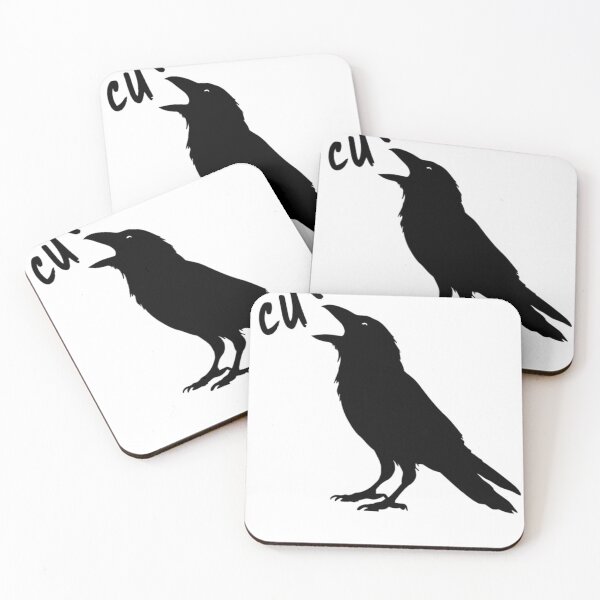 Item preview, Crow Silhouette Screaming 'Cut' 2 designed and sold by editattire.
