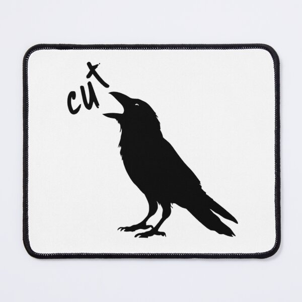Item preview, Crow Silhouette Screaming 'Cut' 2 designed and sold by editattire.