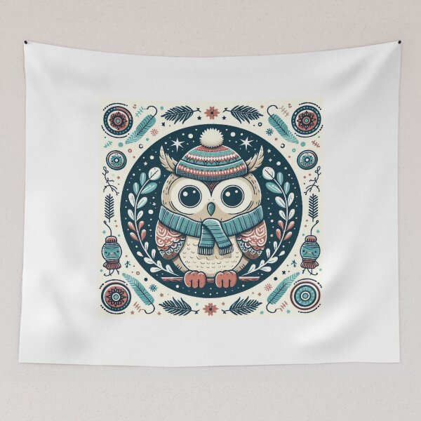 Item preview, Owl in Winter designed and sold by Azrora.