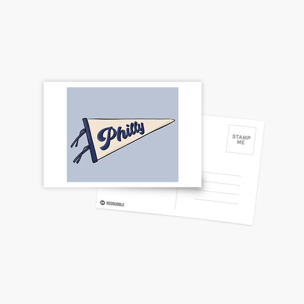 Item preview, Vintage Philadelphia Pennant Flag designed and sold by Alexandra Jones.