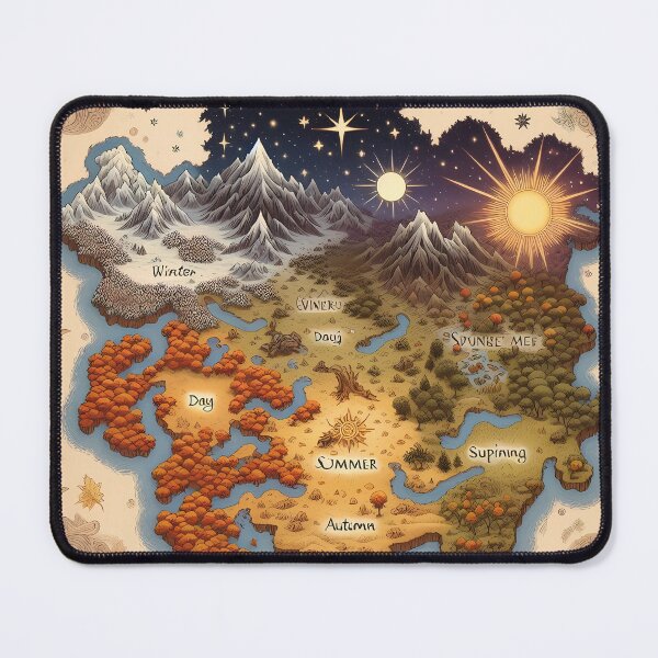 Item preview, Mythical map, Prythian map designed and sold by HeeShirt.
