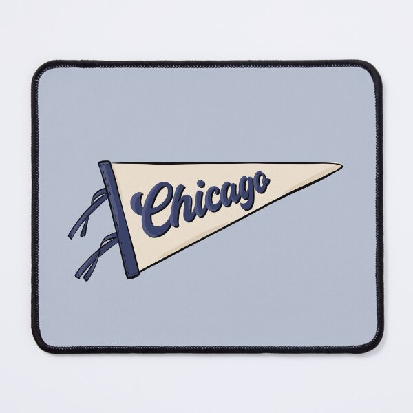 Item preview, Vintage Chicago Pennant Flag designed and sold by Alexandra Jones.