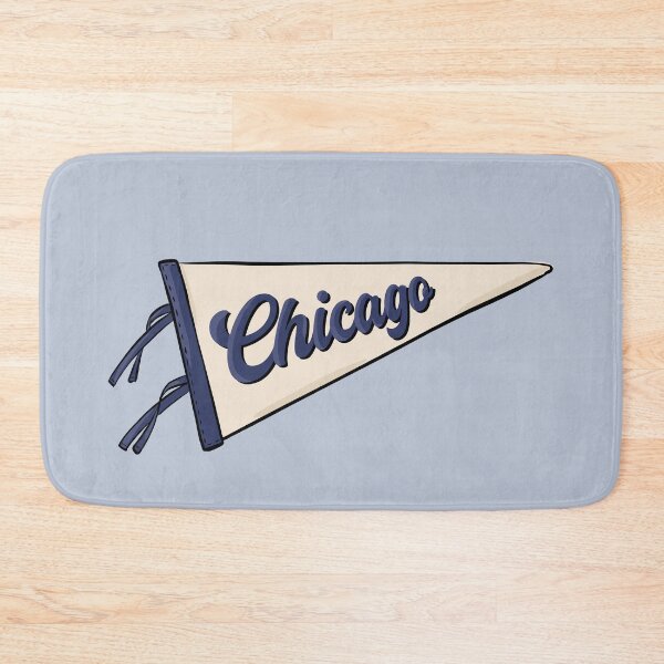 Item preview, Vintage Chicago Pennant Flag designed and sold by Alexandra Jones.