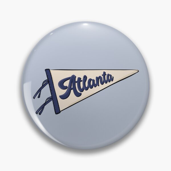 Item preview, Vintage Atlanta Pennant Flag designed and sold by Alexandra Jones.