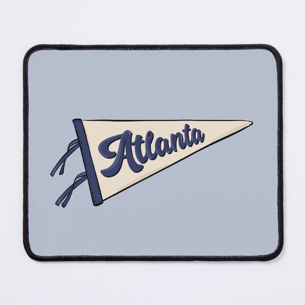 Item preview, Vintage Atlanta Pennant Flag designed and sold by Alexandra Jones.