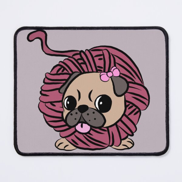 Item preview, Wollmops, the channel mascot of Aruna_Shine designed and sold by Lufu-und-Aruna.