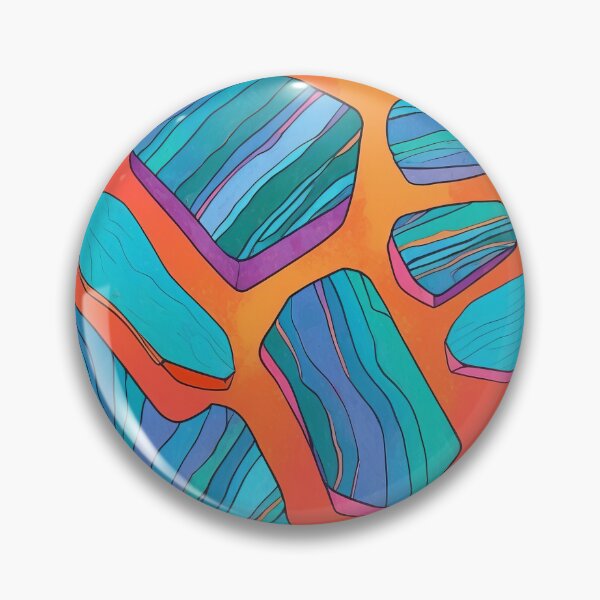Item preview, Layered Geometric Stones designed and sold by ArtComixHaven.