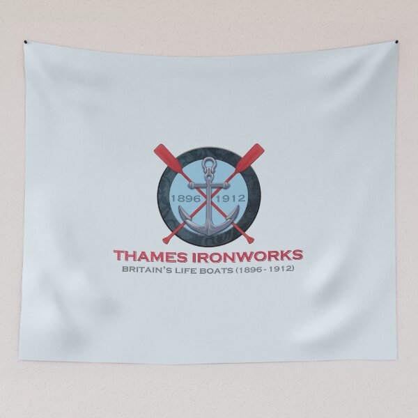 Item preview, Thames Ironworks Logo designed and sold by Spyinthesky.