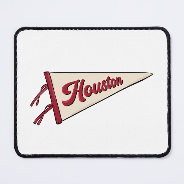 Item preview, Vintage Houston Pennant Flag designed and sold by Alexandra Jones.