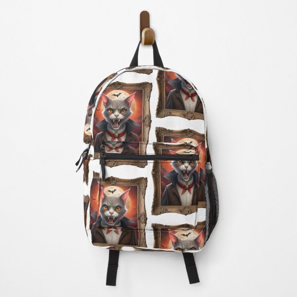 Item preview, Son Catula Halloween Vampire Cat Portrait designed and sold by PatternBestFan.