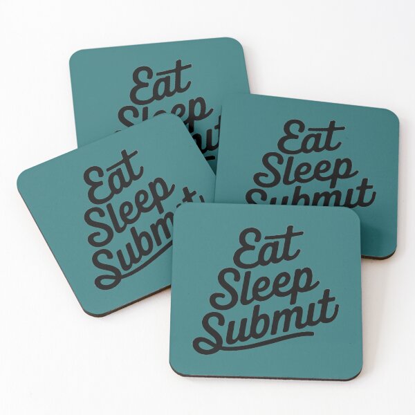 Item preview, Martial arts eat sleep submit BJJ grappling green designed and sold by Newhyperion.