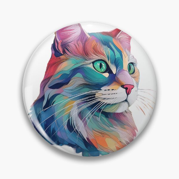 Item preview, Cat Brought to Life with Brushstrokes designed and sold by pumsquare.