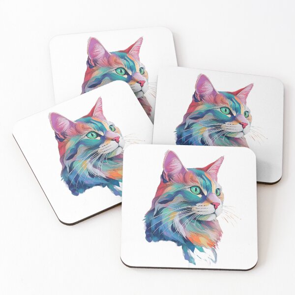 Item preview, Cat Brought to Life with Brushstrokes designed and sold by pumsquare.