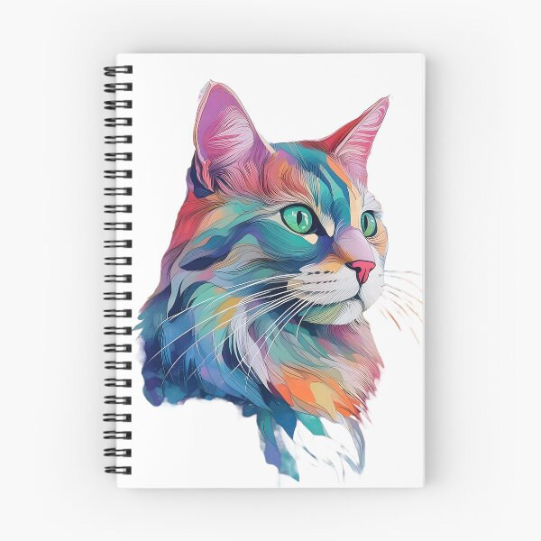 Item preview, Cat Brought to Life with Brushstrokes designed and sold by pumsquare.