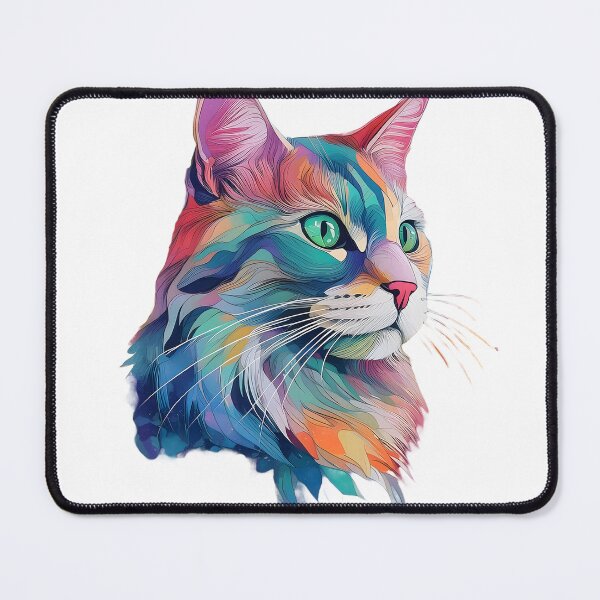 Item preview, Cat Brought to Life with Brushstrokes designed and sold by pumsquare.