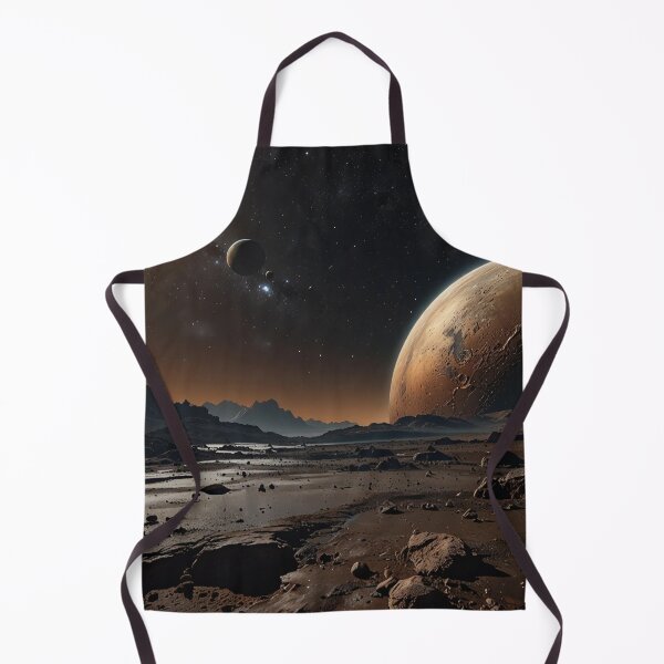 Item preview, VISIONS FROM KUIPER BELT fantasy art image from Plutos surface to deep space design. designed and sold by Jt41.