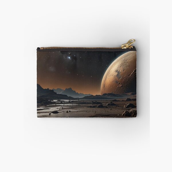 Aperçu de l'œuvre VISIONS DE LA CEINTURE DE KUIPER, image d'art fantastique de la surface de Pluton à la conception de l'espace lointain. créée et vendue par Jt41.