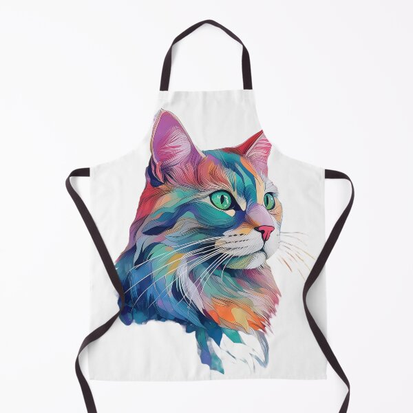 Item preview, Cat Brought to Life with Brushstrokes designed and sold by pumsquare.