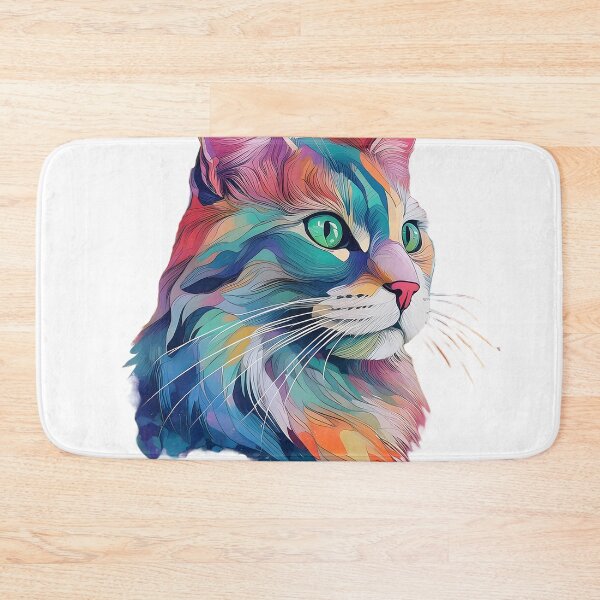 Item preview, Cat Brought to Life with Brushstrokes designed and sold by pumsquare.
