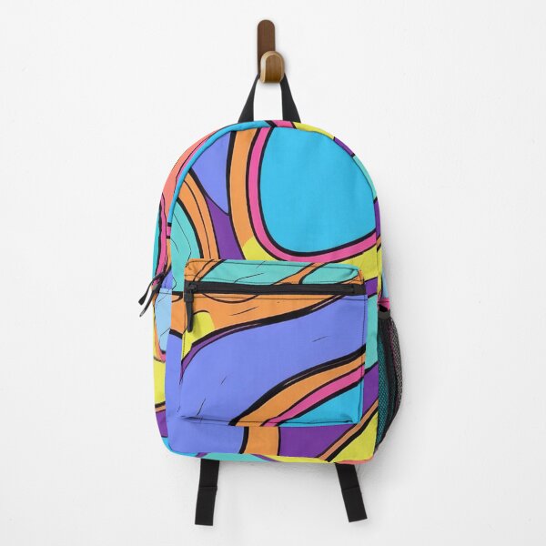 Item preview, Curved Pathways of Bright Colours in Harmony designed and sold by ArtComixHaven.
