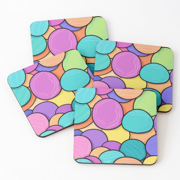 Item preview, Clustered Spheres in Bright, Vibrant Colours designed and sold by ArtComixHaven.