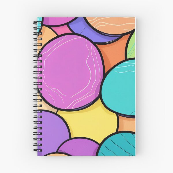 Item preview, Clustered Spheres in Bright, Vibrant Colours designed and sold by ArtComixHaven.