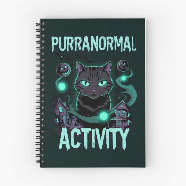 Item preview, Purranormal Activity – Spooky Black Cat - Halloween Design for Cat Lover II designed and sold by brindled.