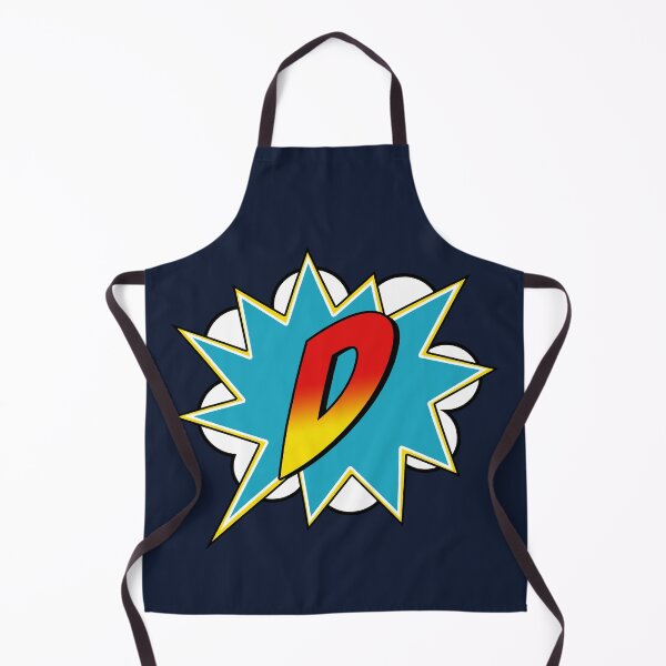 Artikelvorschau, Boys Letter D Superhero Name Comic entworfen und verkauft von Rixta82.