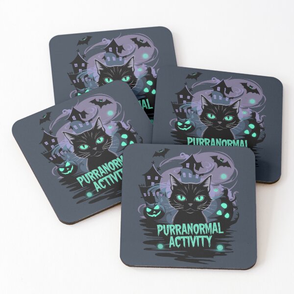 Item preview, Purranormal Activity – Spooky Black Cat - Halloween Design for Cat Lover III designed and sold by brindled.
