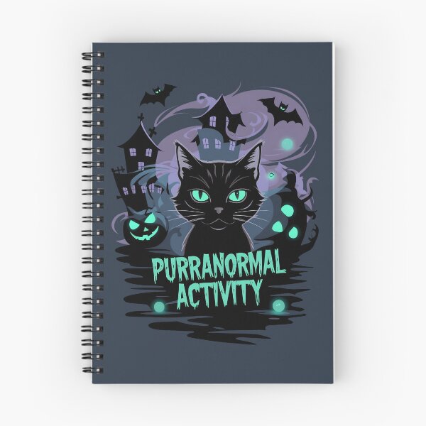 Item preview, Purranormal Activity – Spooky Black Cat - Halloween Design for Cat Lover III designed and sold by brindled.