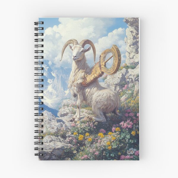 Item preview, Mountain Goat with Golden Lyre designed and sold by Kriengsaktalek.