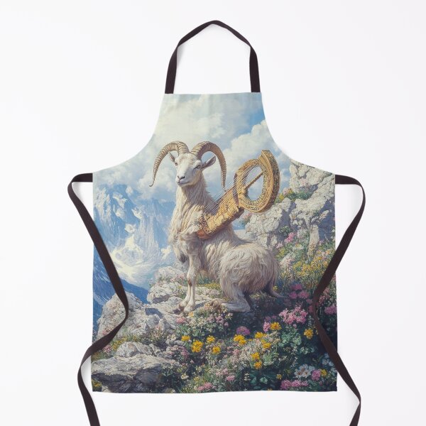 Item preview, Mountain Goat with Golden Lyre designed and sold by Kriengsaktalek.