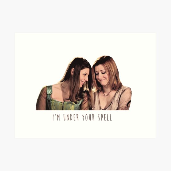 Willow And Tara Im Under Your Spell Buffy The Vampire Slayer Btvs 90s Joss Whedon