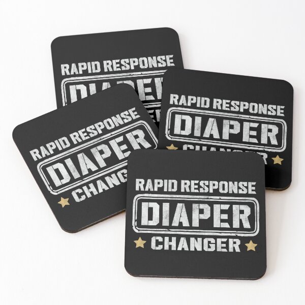 Item preview, Diaper Changer Rapid Response Funny Parenting New Dad Joke designed and sold by alenaz.