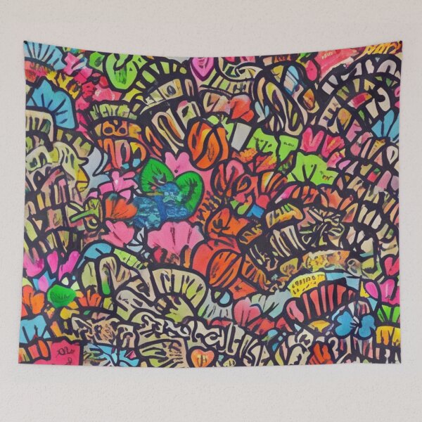 Item preview, Abstract graffiti  designed and sold by Ash44444.