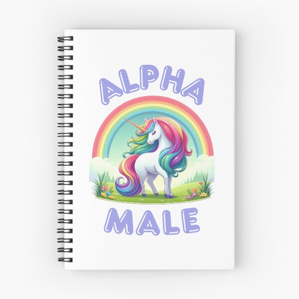Item preview, Alpha Male Unicorn Rainbow Funny Tee designed and sold by One-True-North.