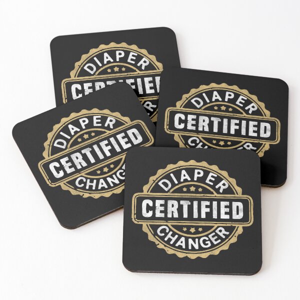 Item preview, Diaper Changer Certified New Dad Joke Funny Parenthood Gifts designed and sold by alenaz.