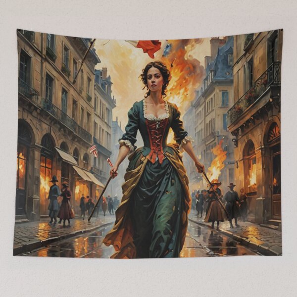Item preview, French Revolutionary Maiden designed and sold by ArtHistoryPrint.