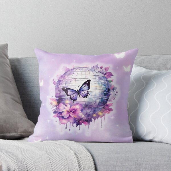 Item preview, Butterfly Discoball Purple Pastel designed and sold by Monsweetpea.