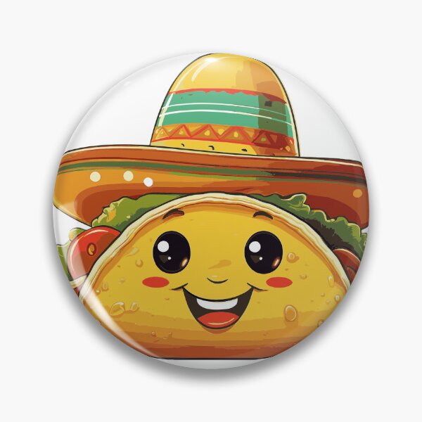 Item preview, Happy Taco with Sombrero designed and sold by BysonDesigns.