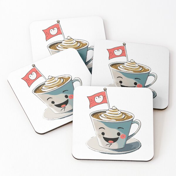 Item preview, Coffee Love – Cartoon-style pick-me-up designed and sold by BysonDesigns.
