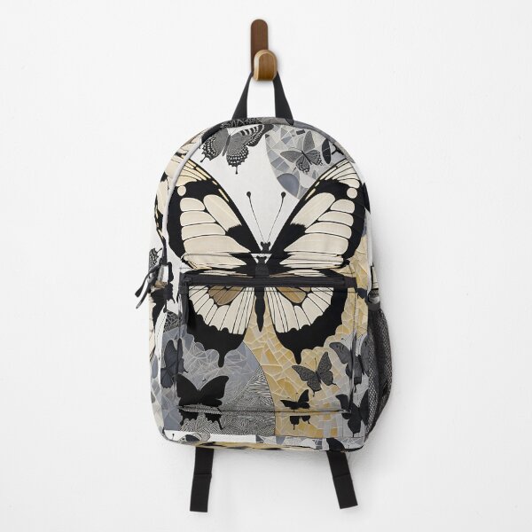 Item preview, Butterfly Black & White Abstract Vintage Zentangle Art designed and sold by Witty Shirts.