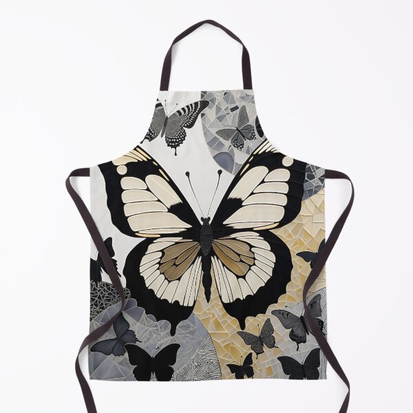 Item preview, Butterfly Black & White Abstract Vintage Zentangle Art designed and sold by Witty Shirts.