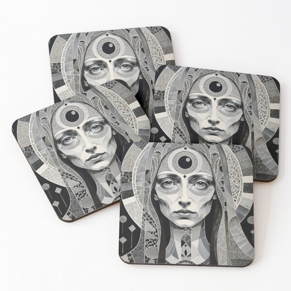 Item preview,  Black & White Abstract Vintage Zentangle Art designed and sold by Witty Shirts.